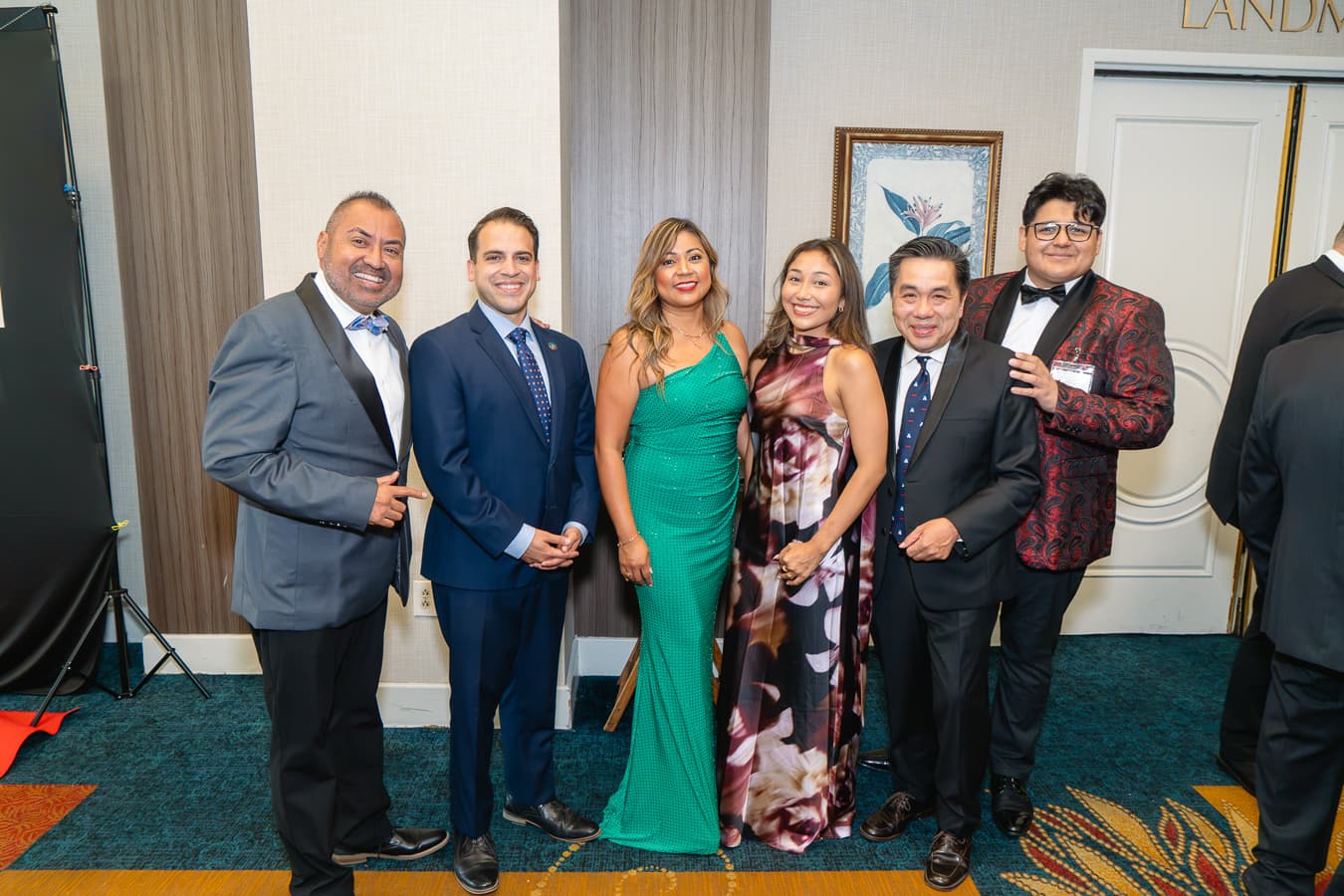 Group photo at the Arab American Business Chamber Gala